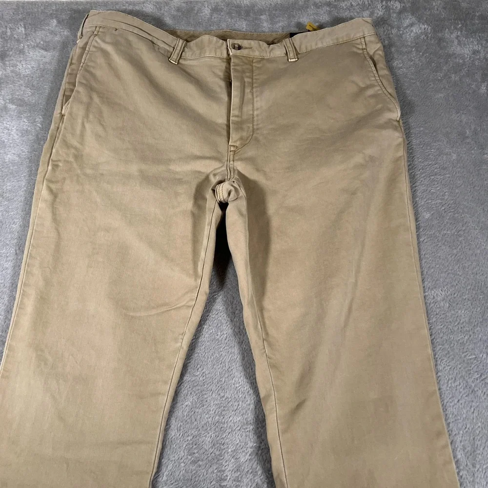 Polo Ralph‎ Lauren Pants Mens 38x32 Khaki Stretch Slim Fit Chino Casual Twill